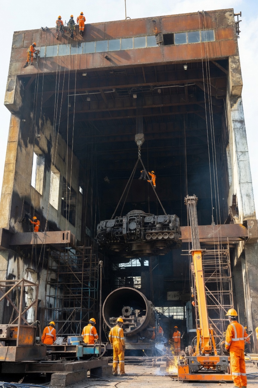 Machinery house refit